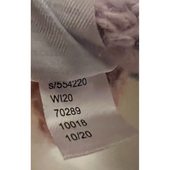 Ann Taylor Loft Rainbow Pastel Ruffle Shoulder Sweater Women's Size Medium Soft - Picture 10 of 10